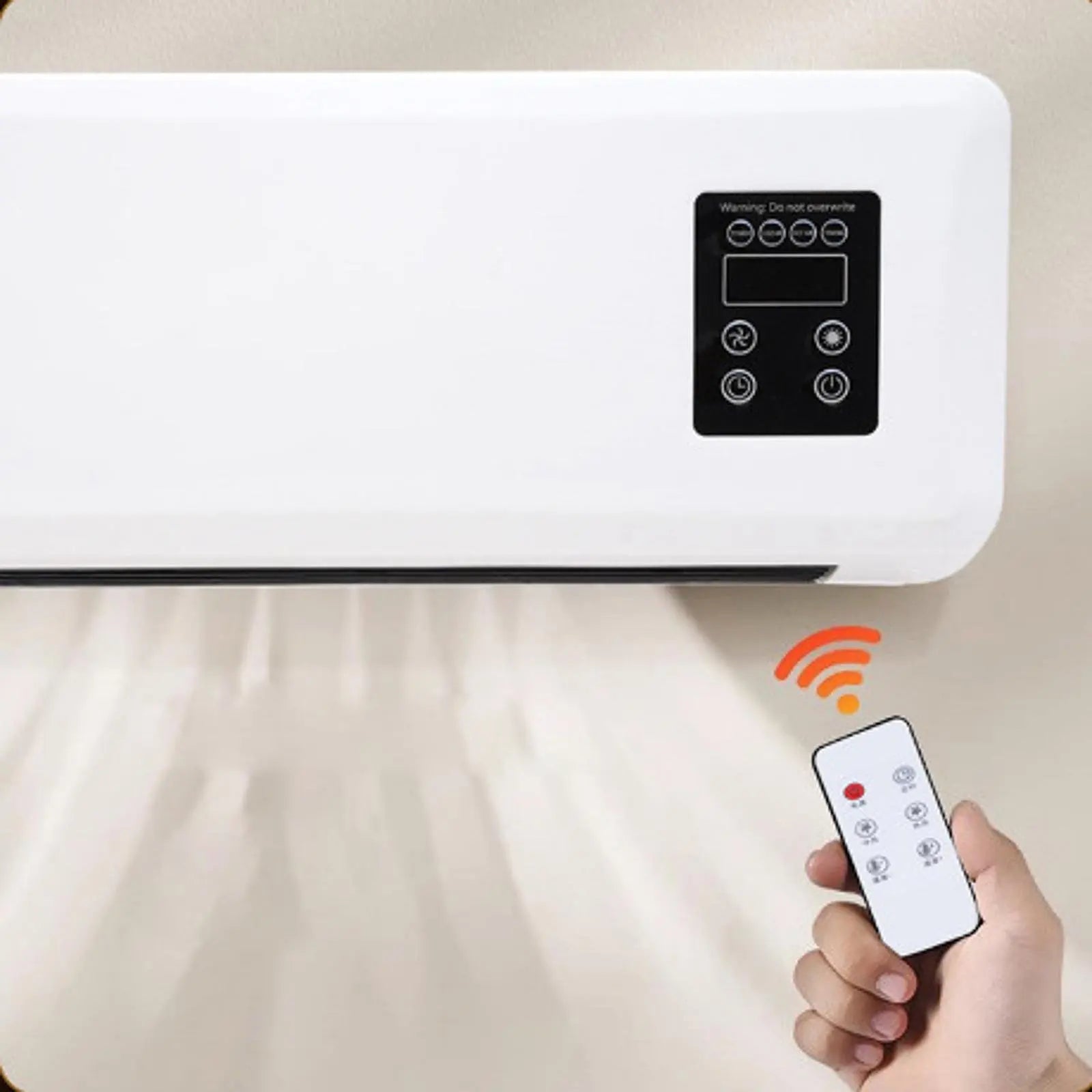 Smart Conditioner Summer Tabletop Wall Mounted Mini Split Air Conditioner Rapid Cooling Heating Device for Bedroom Office Home