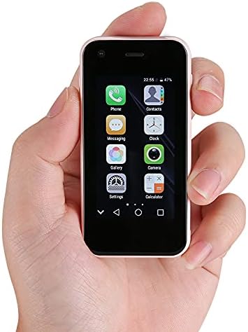 Unlocked Mini Smartphone, 2.5 Inch the World'S Smallest Cell Phone 2+16GB Android 8.1 Smartphone Quad Core Small Phone (Pink)