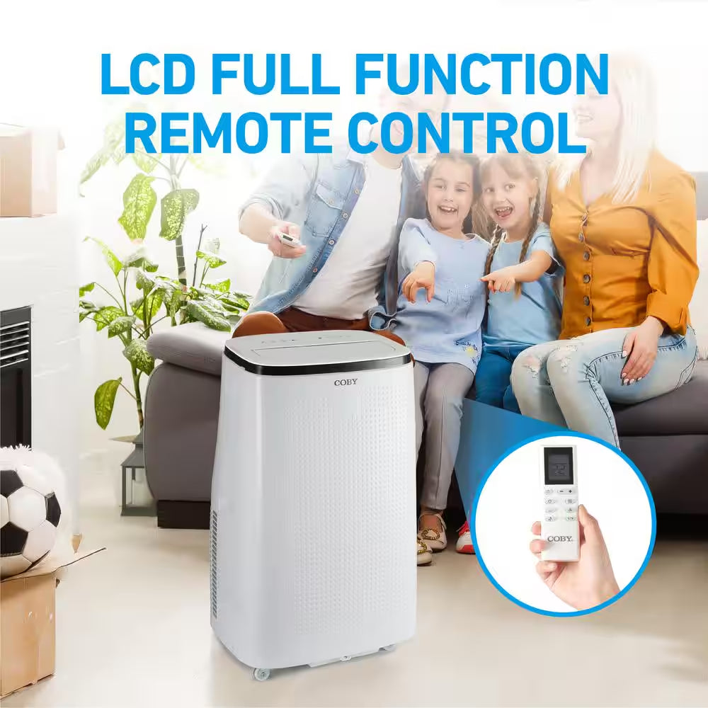 CBPAC 10800(DOE) BTU Portable Air Conditioner 775 Sq. Ft. with Heater and Dehumidifier with Remote in White
