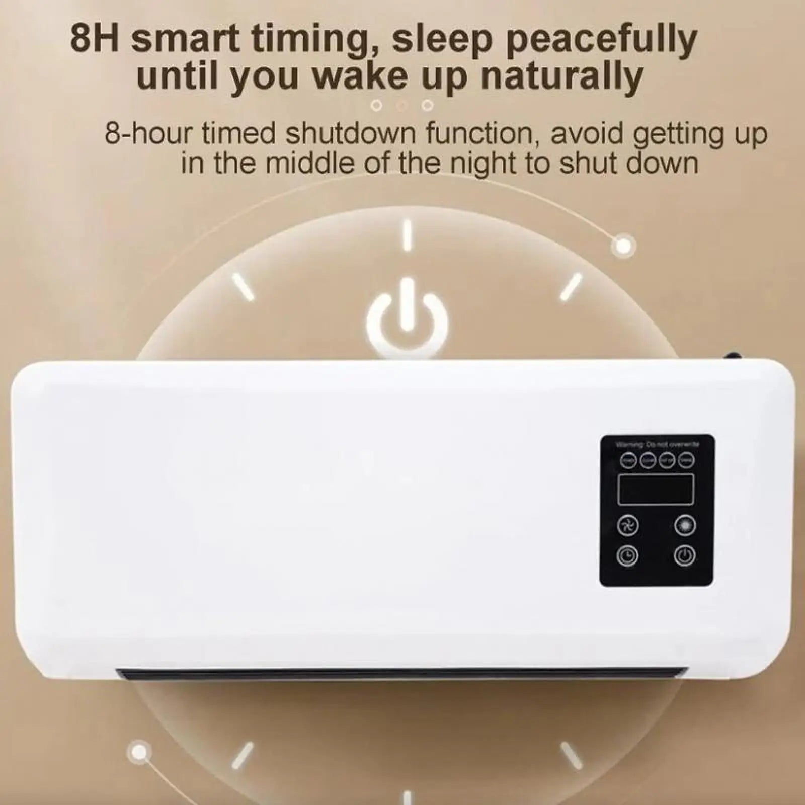 Smart Conditioner Summer Tabletop Wall Mounted Mini Split Air Conditioner Rapid Cooling Heating Device for Bedroom Office Home