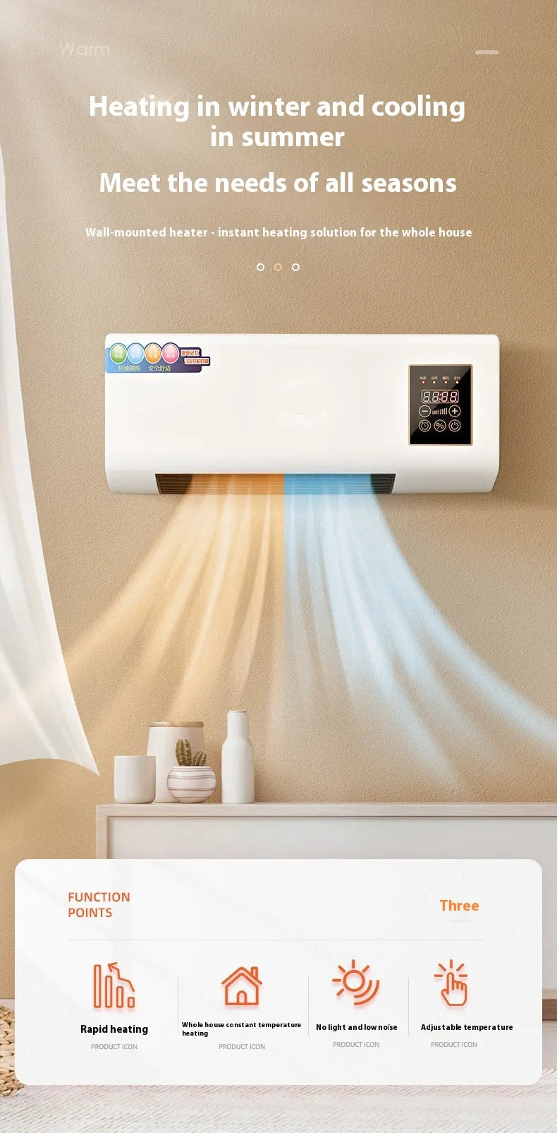 Portable Dual-Use Air Conditioner & Heater Epicooler