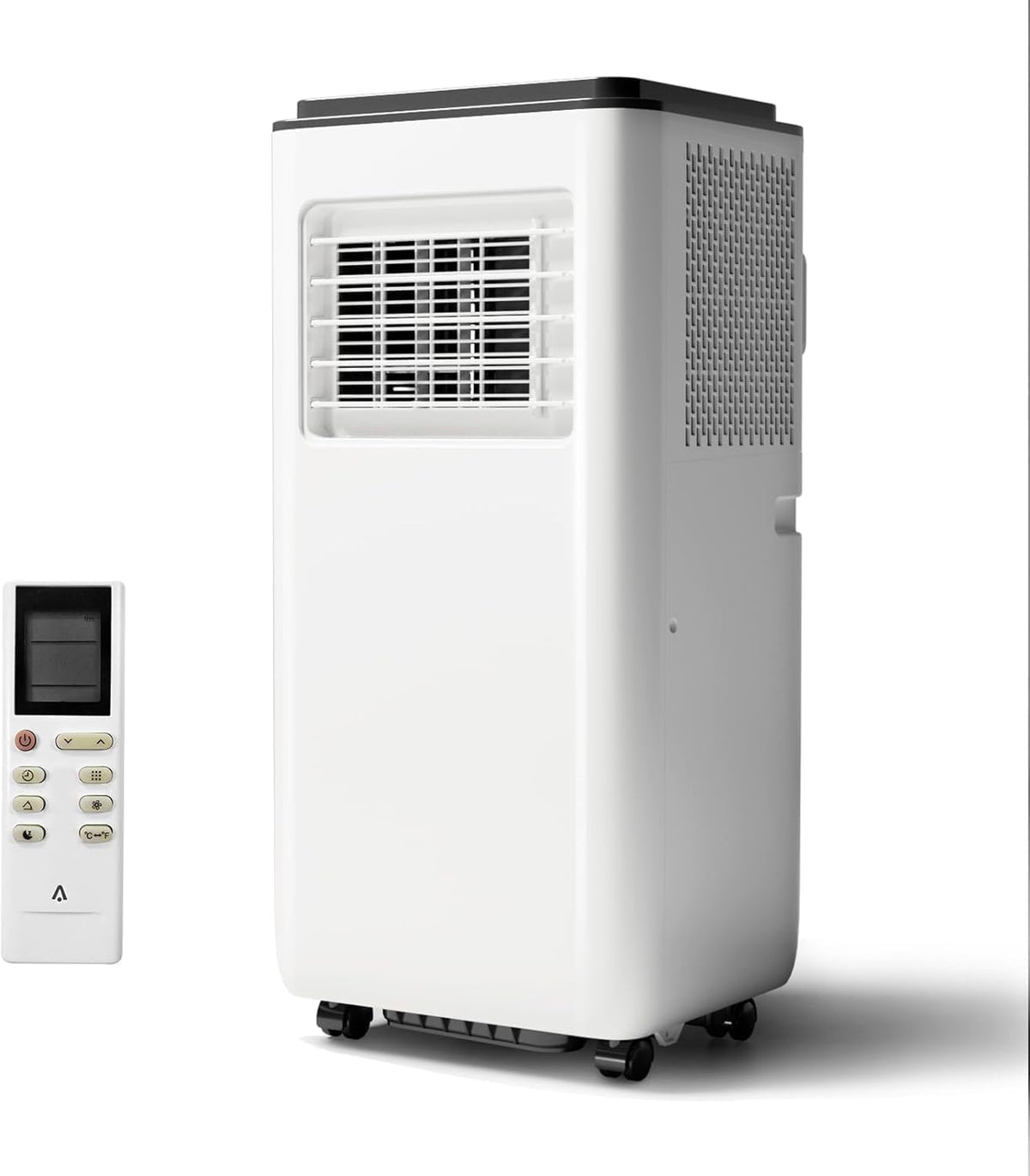 Portable Air Conditioners 8000 BTU, Energy Efficient AC Unit with Remote Control, 24H Timer, Quiet Operation for Bedroom, Office, Dorm Rooms up to 350 Sq. Ft, Black Top