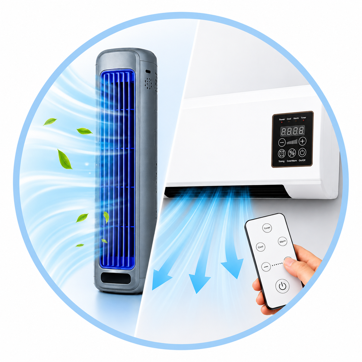 Tragbare Klimaanlage 8000 BTU, energiesparendes AC-Gerät mit Fernbedienung, 24-Stunden-Timer, leiser Betrieb für Schlafzimmer, Büro, Studentenwohnheime bis zu 32,5 m², schwarze Oberseite