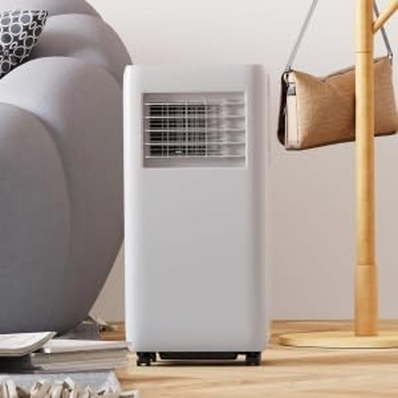 Air-Conditioner-Portable 10,000 Btu,White 3 in 1 AC with Fan/Dehumidifier/Cools up to 450 Sq.Ft.,24H Timer,Remote Control,For Single Rooms